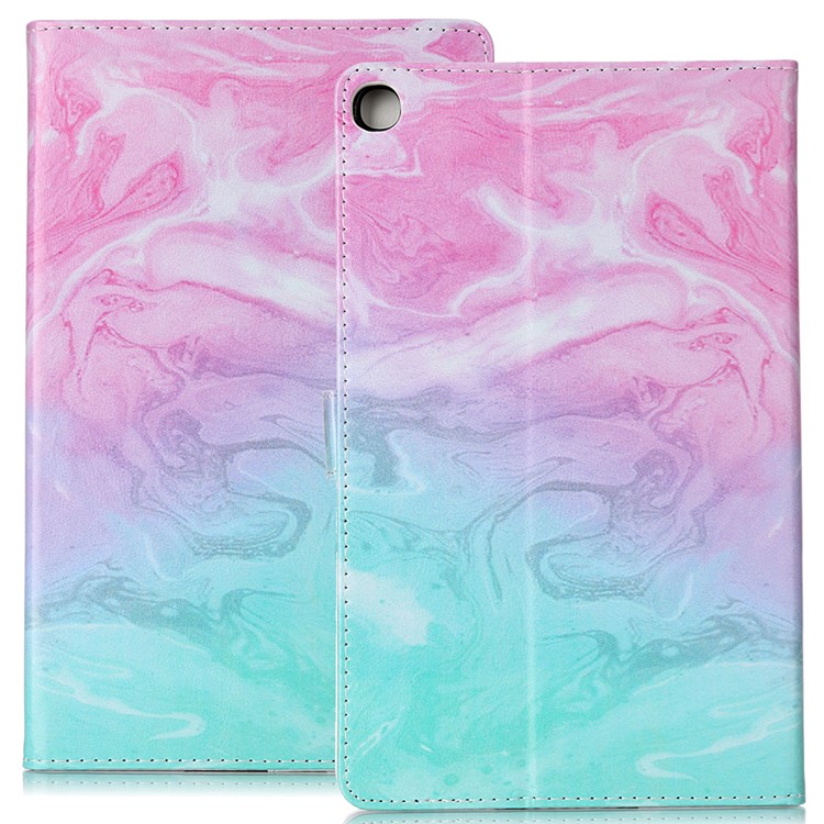 Estuche De Cuero Con Estampado De Patrones Para Samsung Galaxy Tab A 10.1 (2019) SM-T515 - Estilo I-4
