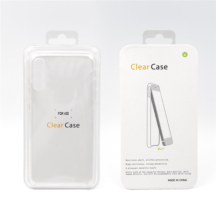 Clear Acrylic + TPU Hybrid Phone Casing for Samsung Galaxy A50-7