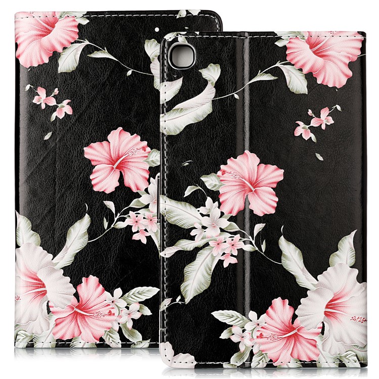 Pattern Printing Leather Stand Case for Shell for Samsung Galaxy Tab A 8 (2019) Galaxy Tab A with S PenSM-P205 - Style A-2