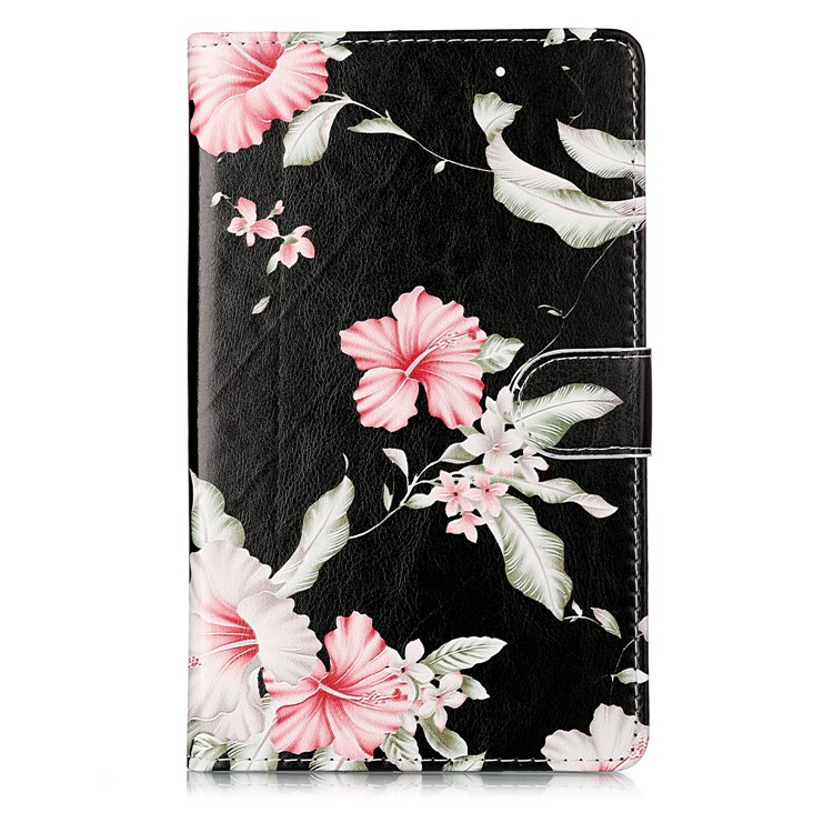 Pattern Printing Leather Stand Case for Shell for Samsung Galaxy Tab A 8.0 (2019) with S Pen P200 P205 - Style A-3