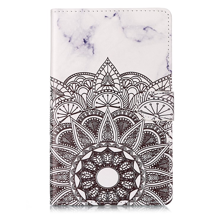 Pattern Printing Leather Stand Case for Shell for Samsung Galaxy Tab A 8.0 (2019) with S Pen P200 P205 - Style D-3
