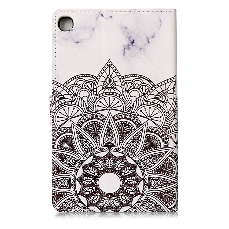 Pattern Printing Leather Stand Case for Shell for Samsung Galaxy Tab A 8.0 (2019) with S Pen P200 P205 - Style D-4