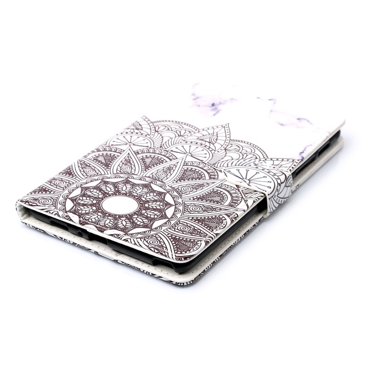 Pattern Printing Leather Stand Case for Shell for Samsung Galaxy Tab A 8.0 (2019) with S Pen P200 P205 - Style D-6