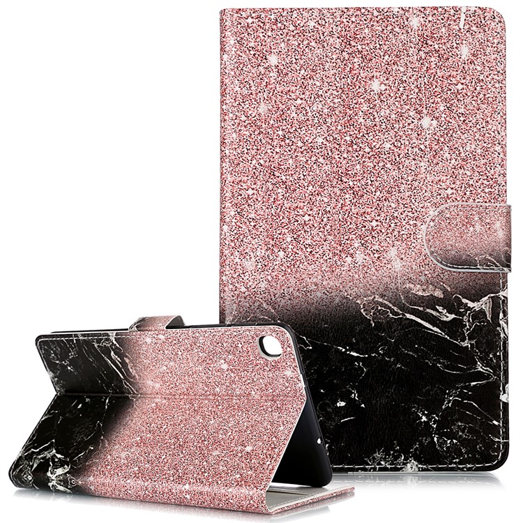 Pattern Printing Leather Stand Case for Shell for Samsung Galaxy Tab A 8.0 (2019) with S Pen P200 P205 - Style E-1