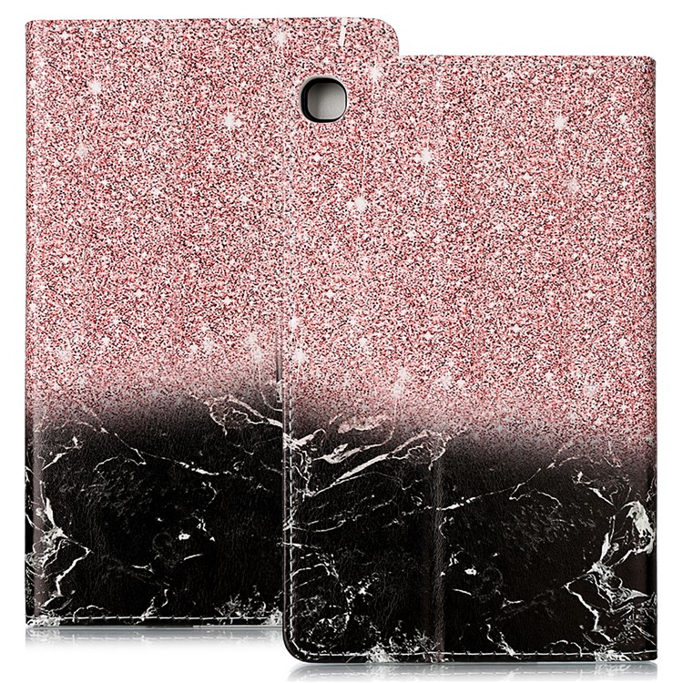 Pattern Printing Leather Stand Case for Shell for Samsung Galaxy Tab A 8.0 (2019) with S Pen P200 P205 - Style E-2