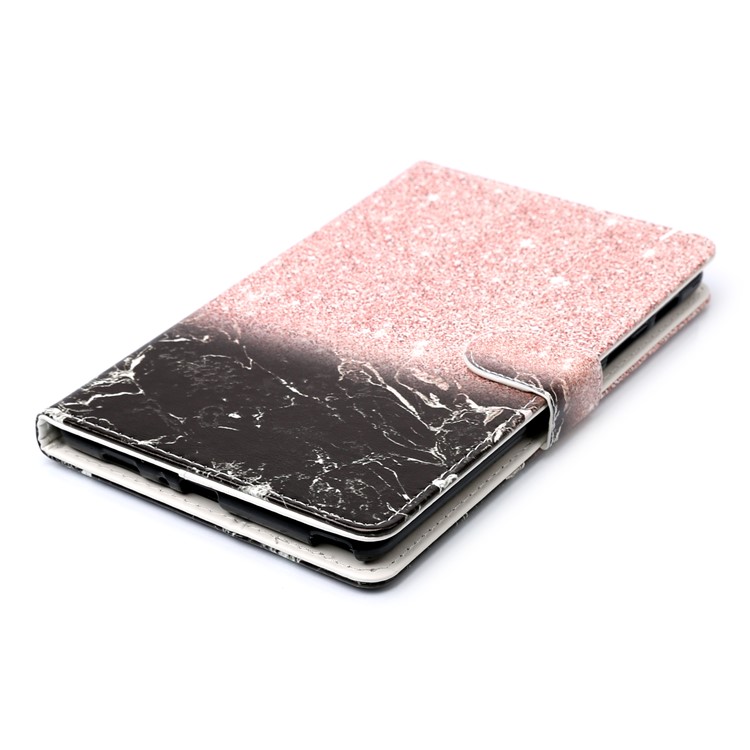 Pattern Printing Leather Stand Case for Shell for Samsung Galaxy Tab A 8.0 (2019) with S Pen P200 P205 - Style E-6