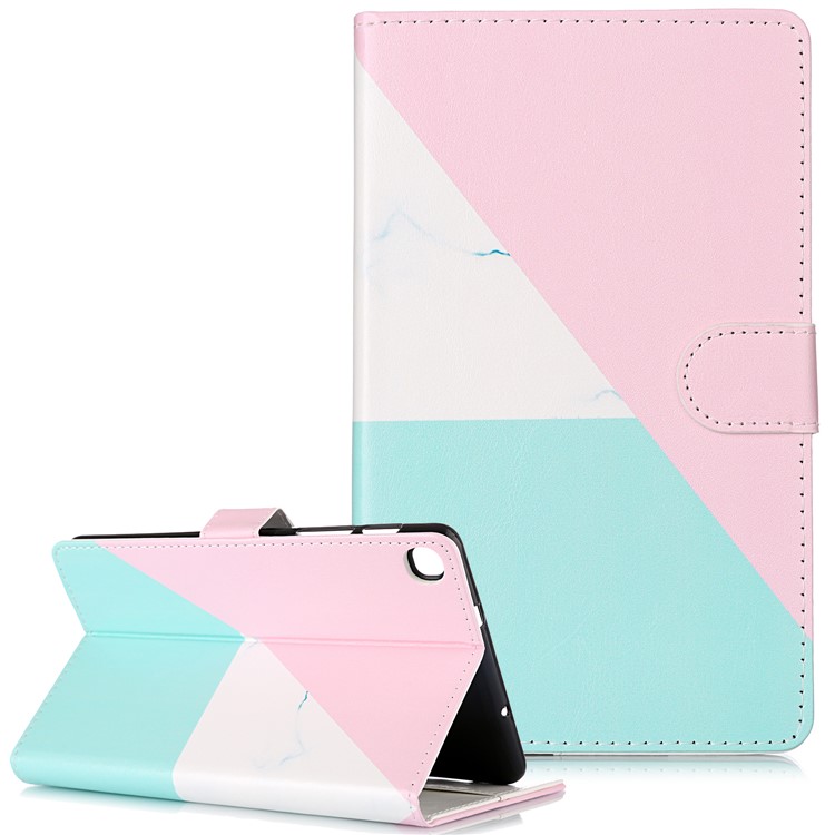 Pattern Printing Leather Stand Case for Shell for Samsung Galaxy Tab A 8.0 (2019) with S Pen P200 P205 - Style H-1