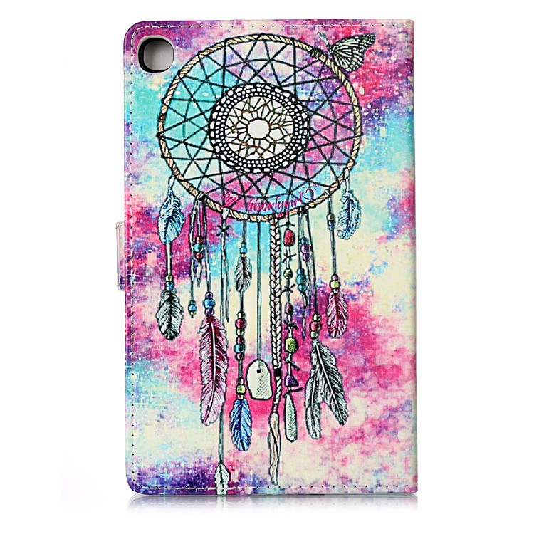 Boîtier De Support De Cuir D'impression De Motif De Coquille Pour Samsung Galaxy Tab A 8.0 (2019) Avec S Stylo P200 P205 - Le Style J-4