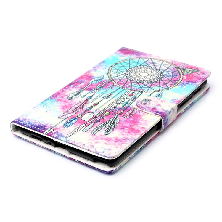 Boîtier De Support De Cuir D'impression De Motif De Coquille Pour Samsung Galaxy Tab A 8.0 (2019) Avec S Stylo P200 P205 - Le Style J-6