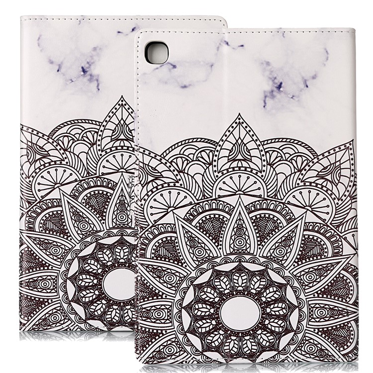 Pattern Printing Leather Stand Shell for Shell for Samsung Galaxy Tab S5e SM-T720 - Style C-2