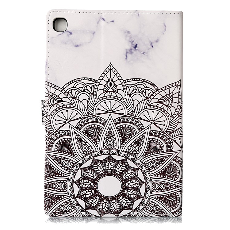 Pattern Printing Leather Stand Shell for Shell for Samsung Galaxy Tab S5e SM-T720 - Style C-4