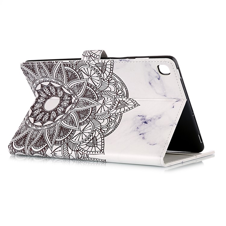 Pattern Printing Leather Stand Shell for Shell for Samsung Galaxy Tab S5e SM-T720 - Style C-5