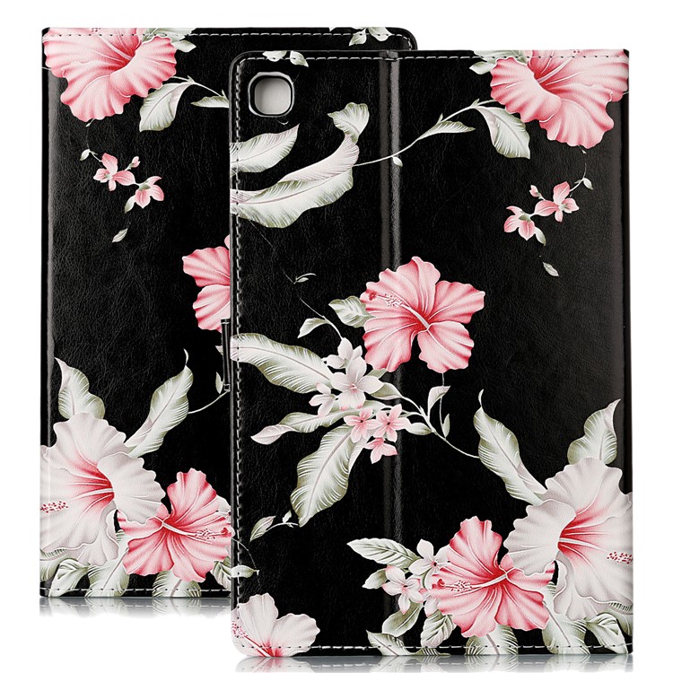 Pattern Printing Leather Stand Shell for Shell for Samsung Galaxy Tab S5e SM-T720 - Style D-2