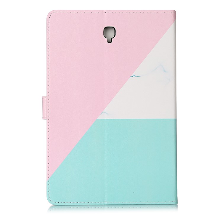 Pattern Printing Wallet Stand Flip Leather Tablet Case for Samsung Galaxy Tab S4 10.5 SM-T830/T835/T837 - Triangle and Stone Grain-4