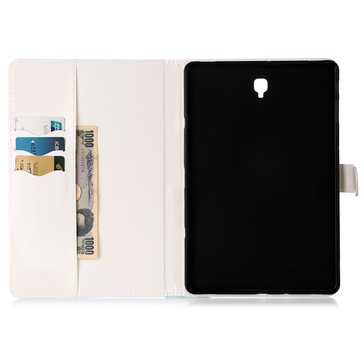 Pattern Printing Wallet Stand Flip Leather Tablet Case for Samsung Galaxy Tab S4 10.5 SM-T830/T835/T837 - Triangle and Stone Grain-7