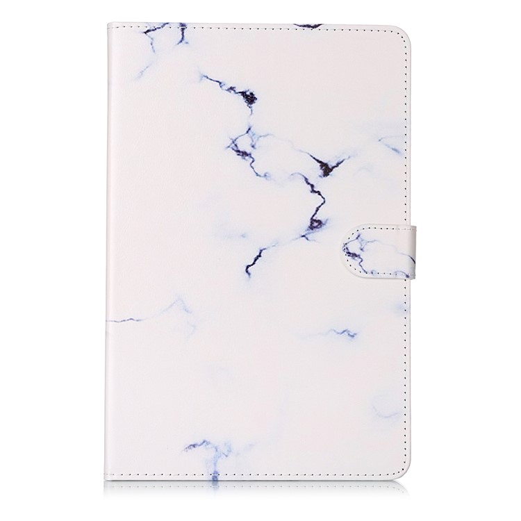 Pattern Printing Wallet Stand Flip Leather Tablet Case for Samsung Galaxy Tab S4 10.5 SM-T830/T835/T837 - White Marble Grain-3