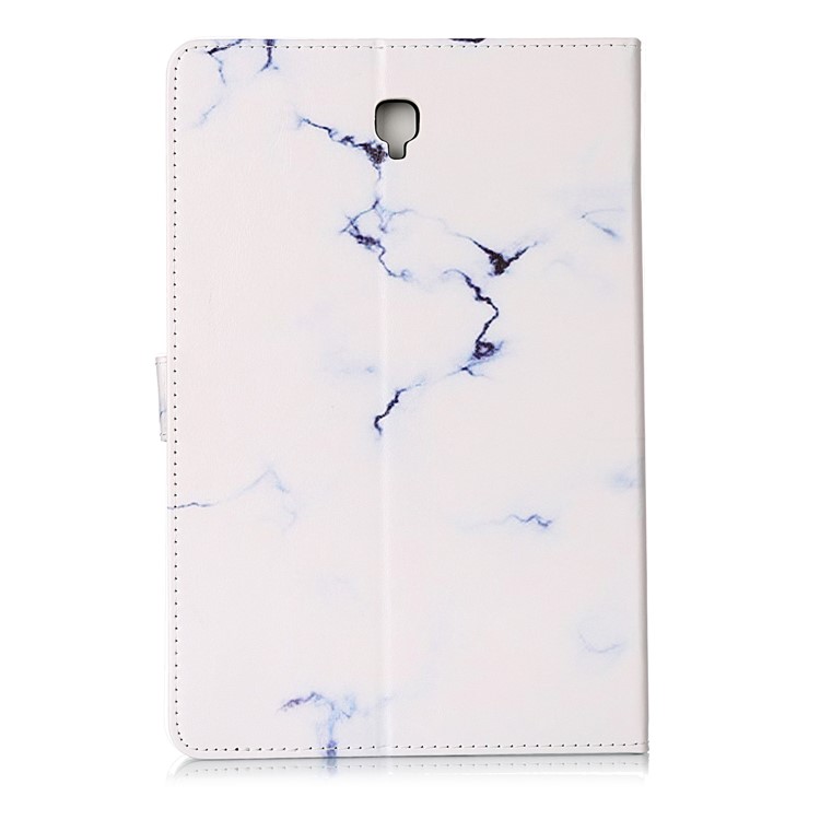 Pattern Printing Wallet Stand Flip Leather Tablet Case for Samsung Galaxy Tab S4 10.5 SM-T830/T835/T837 - White Marble Grain-4