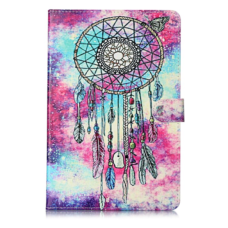 Pattern Printing Wallet Stand Flip Leather Tablet Case for Samsung Galaxy Tab S4 10.5 SM-T830/T835/T837 - Wind Chimes-3