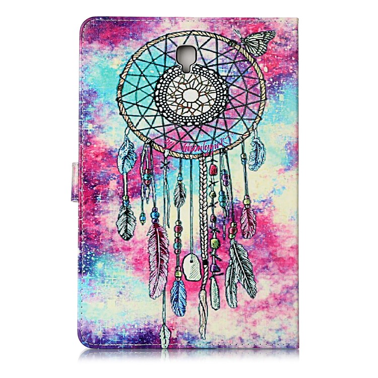 Pattern Printing Wallet Stand Flip Leather Tablet Case for Samsung Galaxy Tab S4 10.5 SM-T830/T835/T837 - Wind Chimes-4