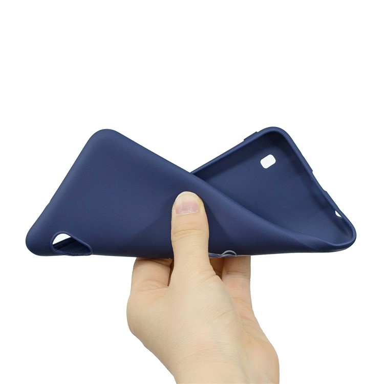 Pattern Printing Anti-fingerprint Matte TPU Phone Shell for Samsung Galaxy A10 - Blue / Mermaid-4