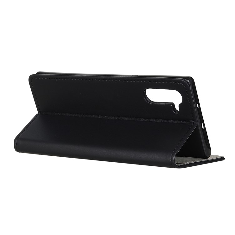 Wallet Leather Stand Case for Samsung Galaxy Note 10 - Black-3