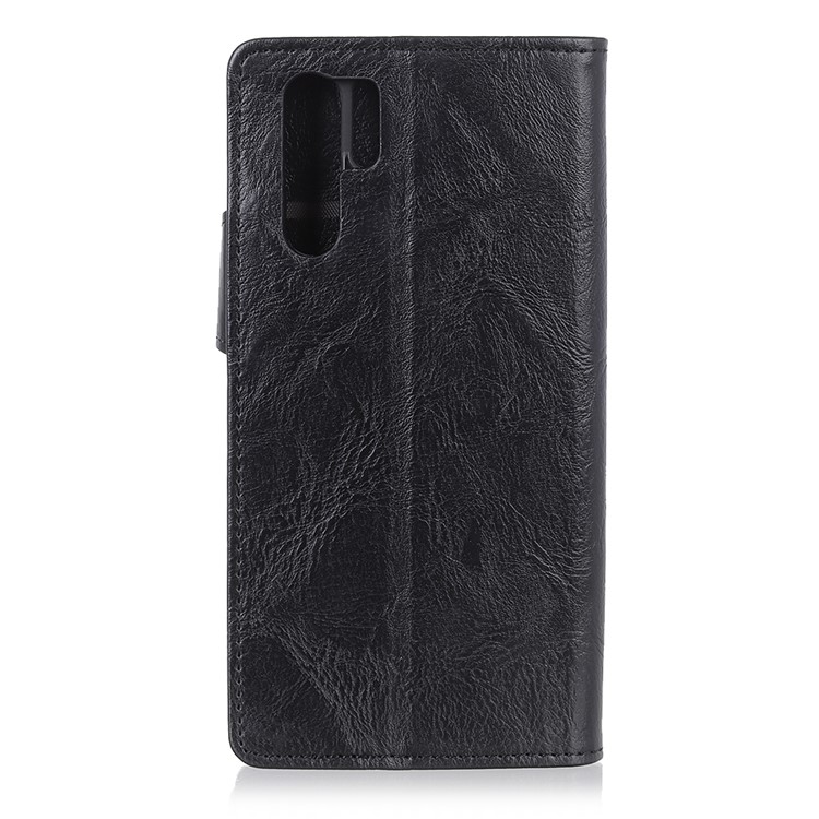 S-shape PU Leather Phone Casing with Stand for Samsung Galaxy Note10 Pro - Black-11