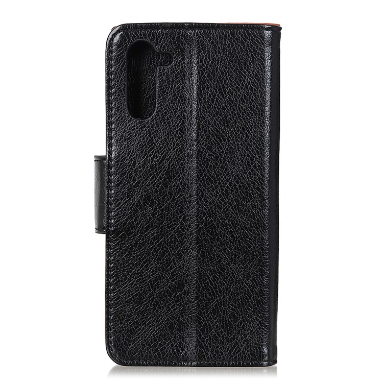 Nappa Texture Leather Wallet Case for Samsung Galaxy Note 10 - Black-10