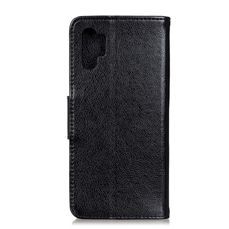 Nappa Texture Split Leather Magnetic Mobile Case for Samsung Galaxy Note10 Pro - Black-8