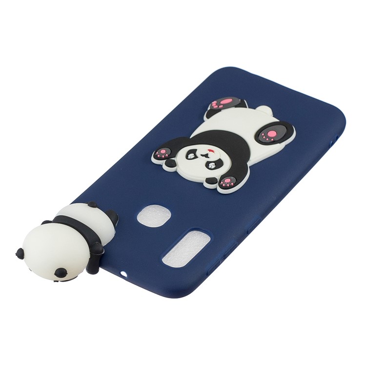 3D Animal Doll Pattern Soft TPU Phone Casing for Samsung Galaxy A20e - Giant Panda-5