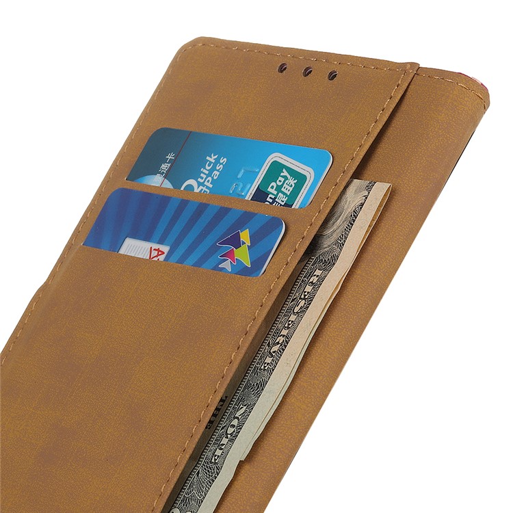 Pattern Printing Leather Wallet Case for Samsung Galaxy Note 10 - Jeans Metal Zipper-5