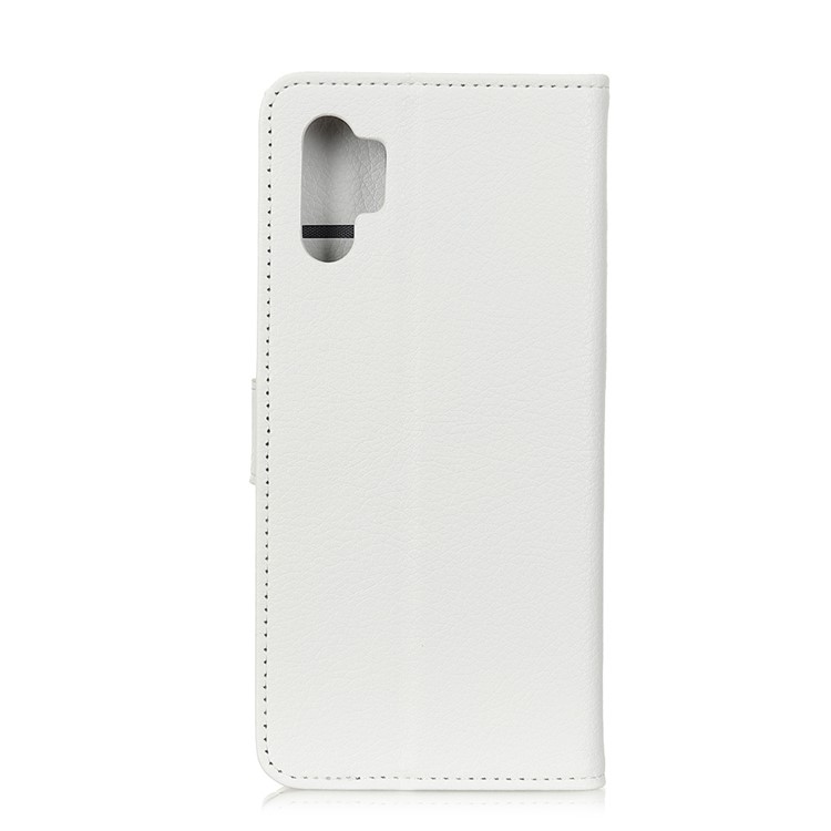 Litchi Skin Leather Wallet Case for Samsung Galaxy Note 10 Pro - White-10