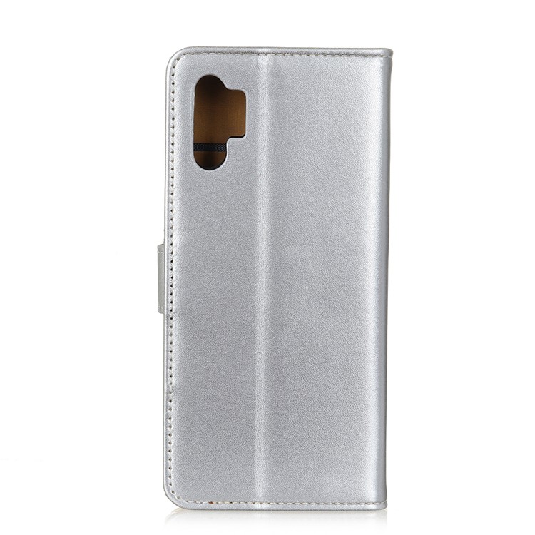 Wallet Leather Stand Case for Samsung Galaxy Note 10 Pro - Silver-8