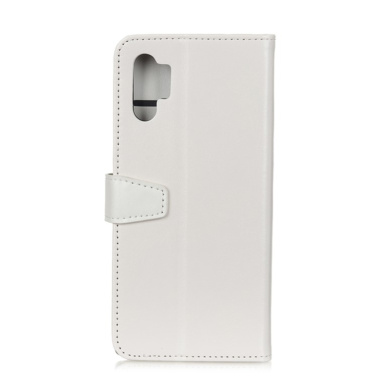 Crazy Horse Wallet Leather Stand Case for Samsung Galaxy Note 10 Pro - White-10