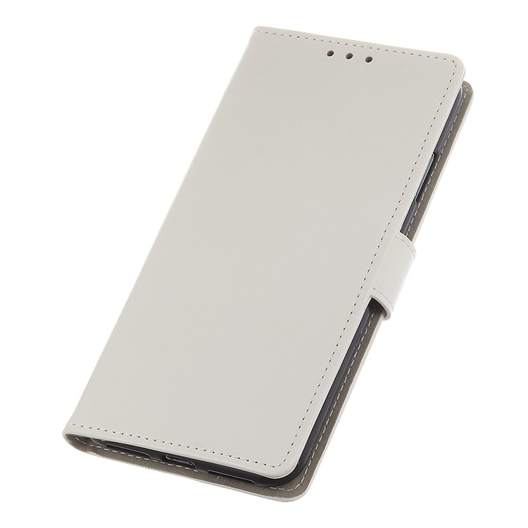 Crazy Horse Wallet Leather Stand Case for Samsung Galaxy Note 10 Pro - White-4