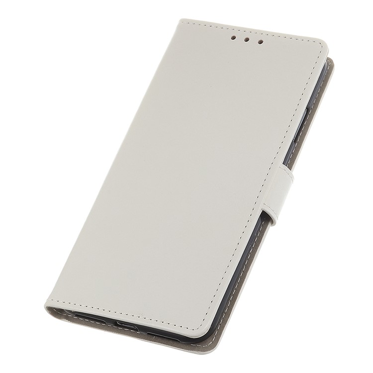 Crazy Horse Leather Wallet Stand Case for Samsung Galaxy Note 10 - White-4