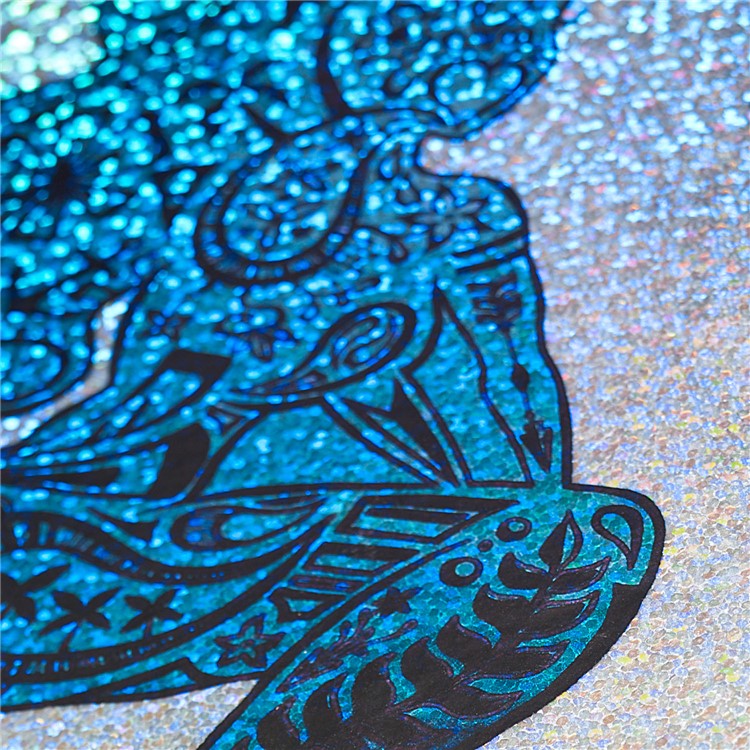 Stampa Del Modello Paillettes Glitter Portafoglio In Pelle Per Samsung Galaxy Tab A 10.1 (2019) T510 / T515 - Sirena-7