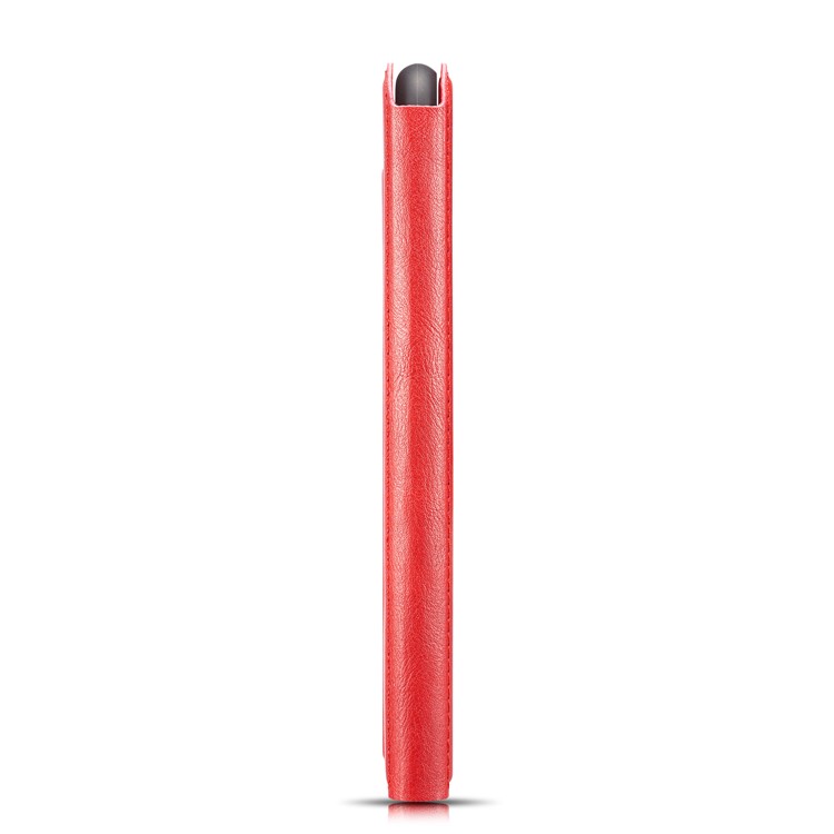 Ultra-thin Simple Style Leather Flip Phone Cover Case for Samsung Galaxy S10 Plus - Red-15