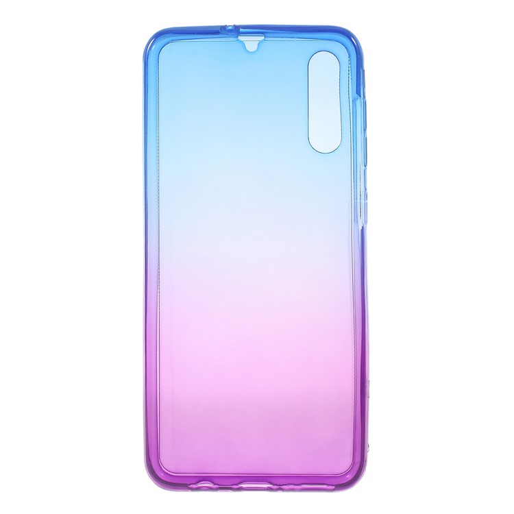 Gradient Color Detachable 2-in-1 TPU Mobile Phone Cover Case for Samsung Galaxy A50 - Blue / Purple-2