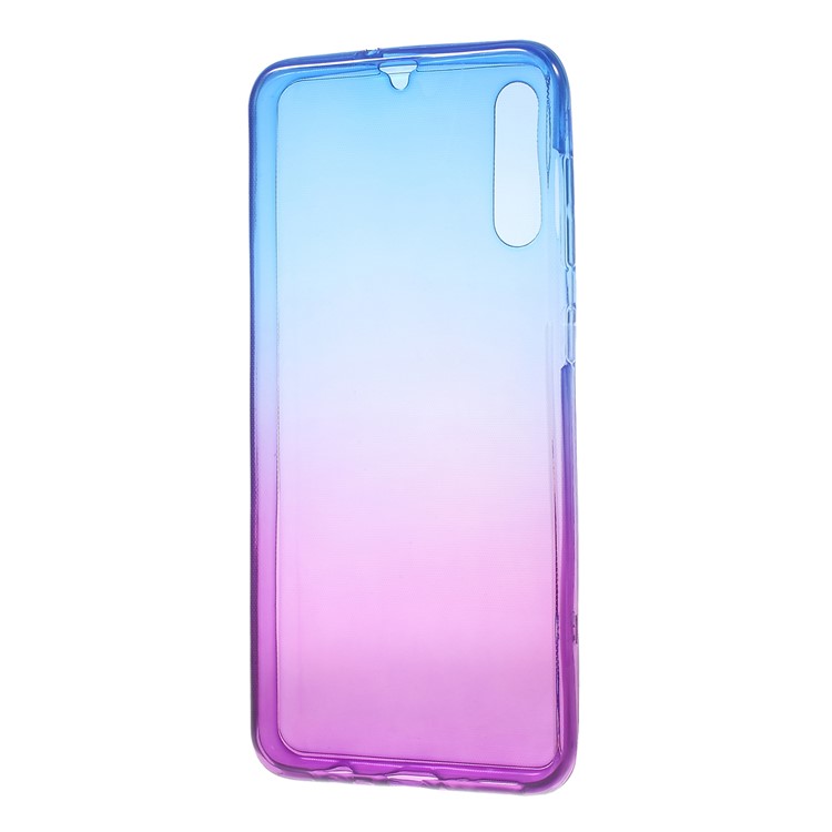 Gradient Color Detachable 2-in-1 TPU Mobile Phone Cover Case for Samsung Galaxy A50 - Blue / Purple-3
