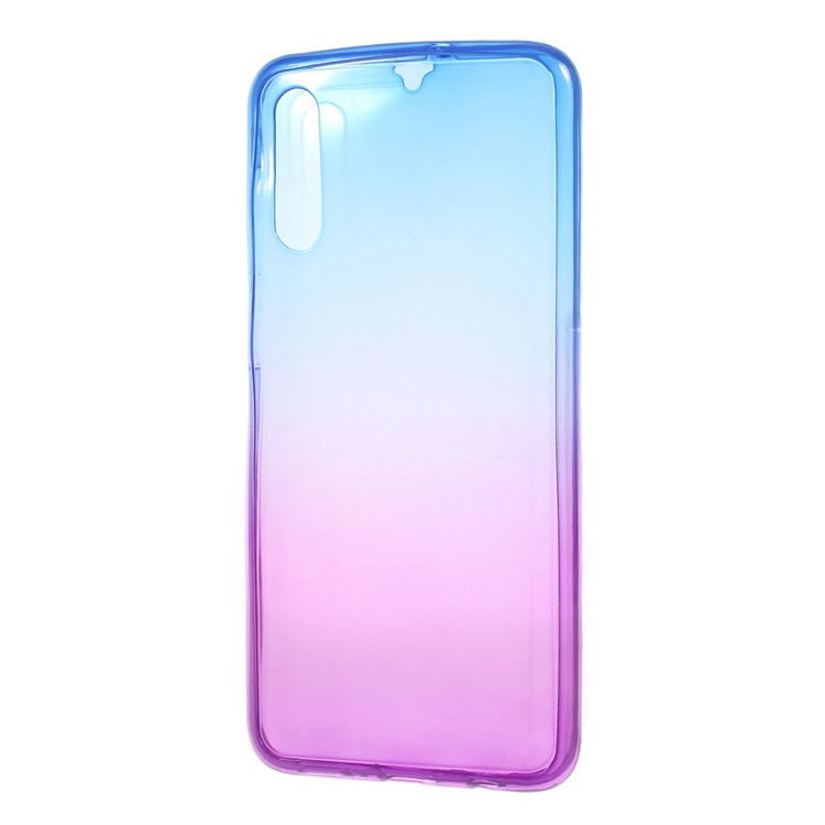 Gradient Color Detachable 2-in-1 TPU Mobile Phone Cover Case for Samsung Galaxy A50 - Blue / Purple-4