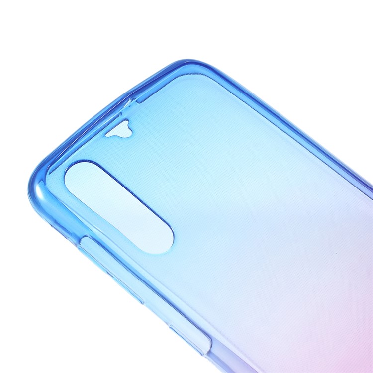 Gradient Color Detachable 2-in-1 TPU Mobile Phone Cover Case for Samsung Galaxy A50 - Blue / Purple-5