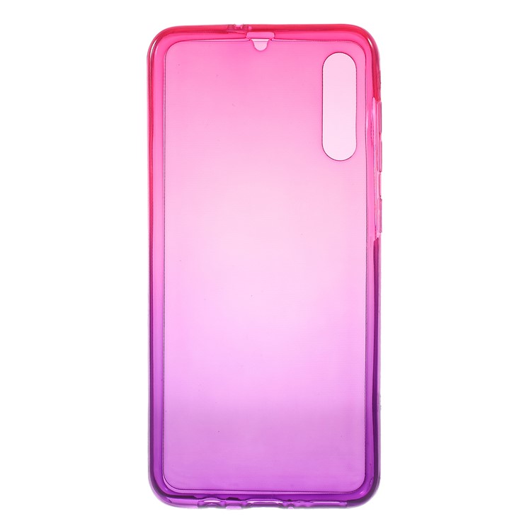 Gradient Color Detachable 2-in-1 TPU Mobile Phone Cover Case for Samsung Galaxy A50 - Pink / Purple-2