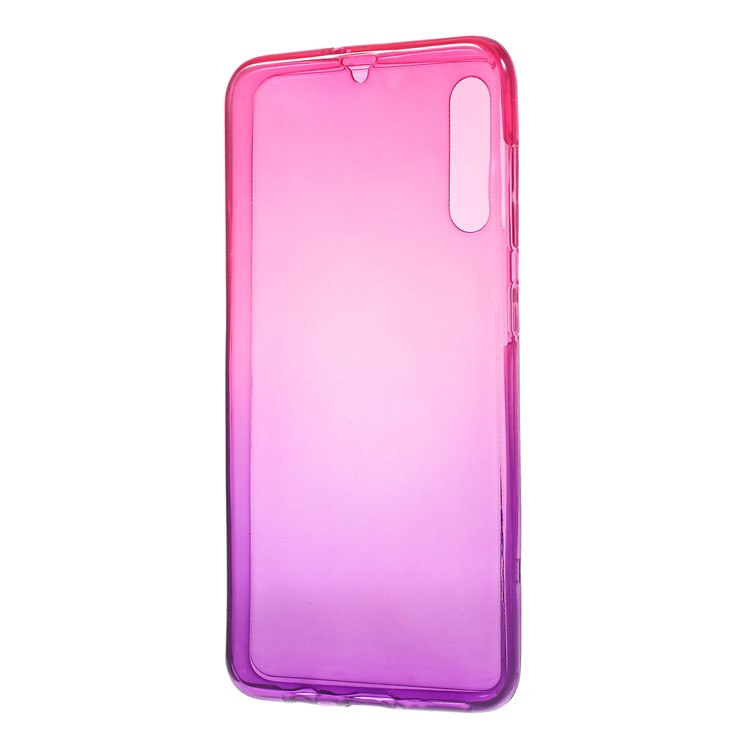 Gradient Color Detachable 2-in-1 TPU Mobile Phone Cover Case for Samsung Galaxy A50 - Pink / Purple-3