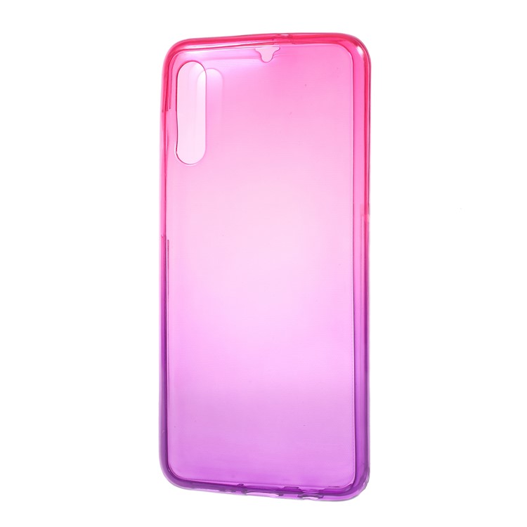 Gradient Color Detachable 2-in-1 TPU Mobile Phone Cover Case for Samsung Galaxy A50 - Pink / Purple-4