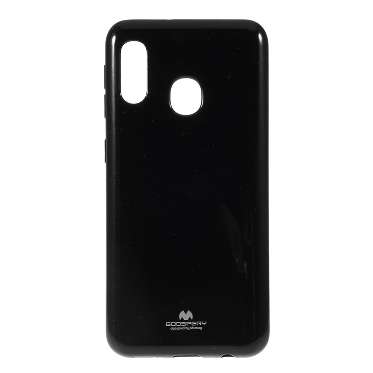 MERCURY GOOSPERY Glitter Powder TPU Phone Shell for Samsung Galaxy A20e - Black-1