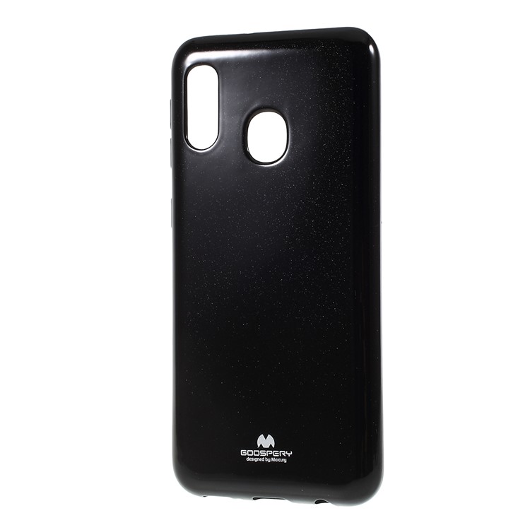 MERCURY GOOSPERY Glitter Powder TPU Phone Shell for Samsung Galaxy A20e - Black-2