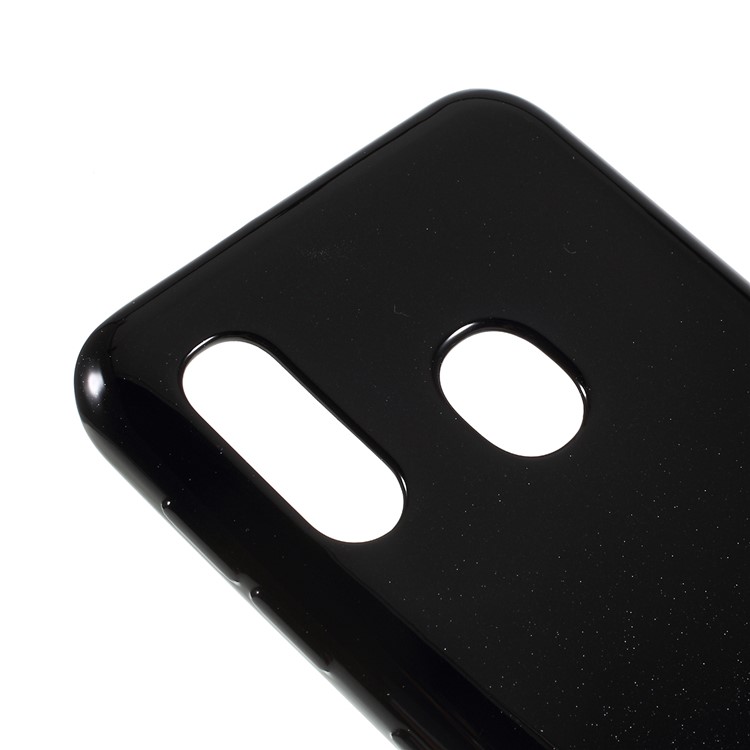 MERCURY GOOSPERY Glitter Powder TPU Phone Shell for Samsung Galaxy A20e - Black-4