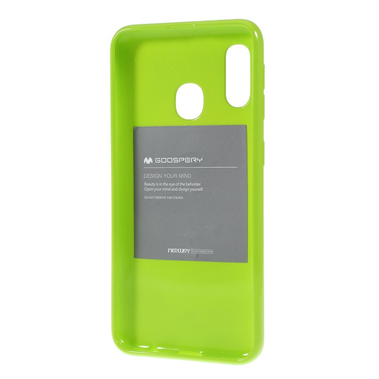 MERCURY GOOSPERY Glitter Powder TPU Phone Shell for Samsung Galaxy A20e - Green-3