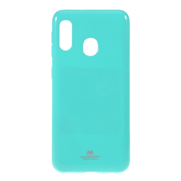 MERCURY GOOSPERY Glitter Powder TPU Phone Shell for Samsung Galaxy A20e - Cyan-1