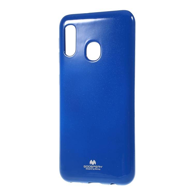 MERCURY GOOSPERY Glitter Powder TPU Phone Shell for Samsung Galaxy A20e - Blue-2